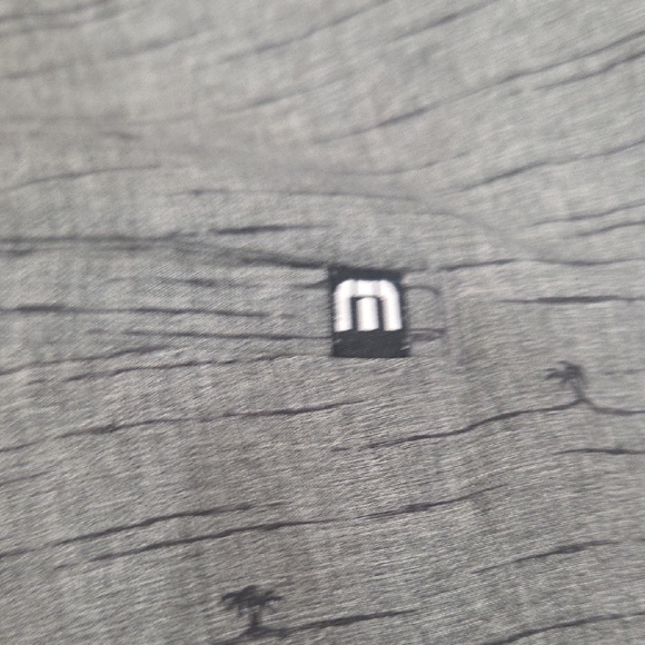 Travis Mathew Men's Flat Front Shorts in Charcoal and Light Gray - Picture 7 of 16